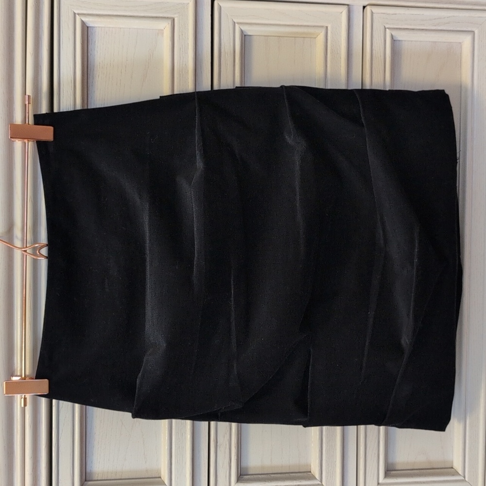 Artelier Nicole Miller Rouched Coudoroy Skirt